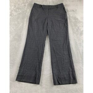 She Said Womens Grey Textured Wide‎ Leg Dress Pants Career Trousers Size 6
